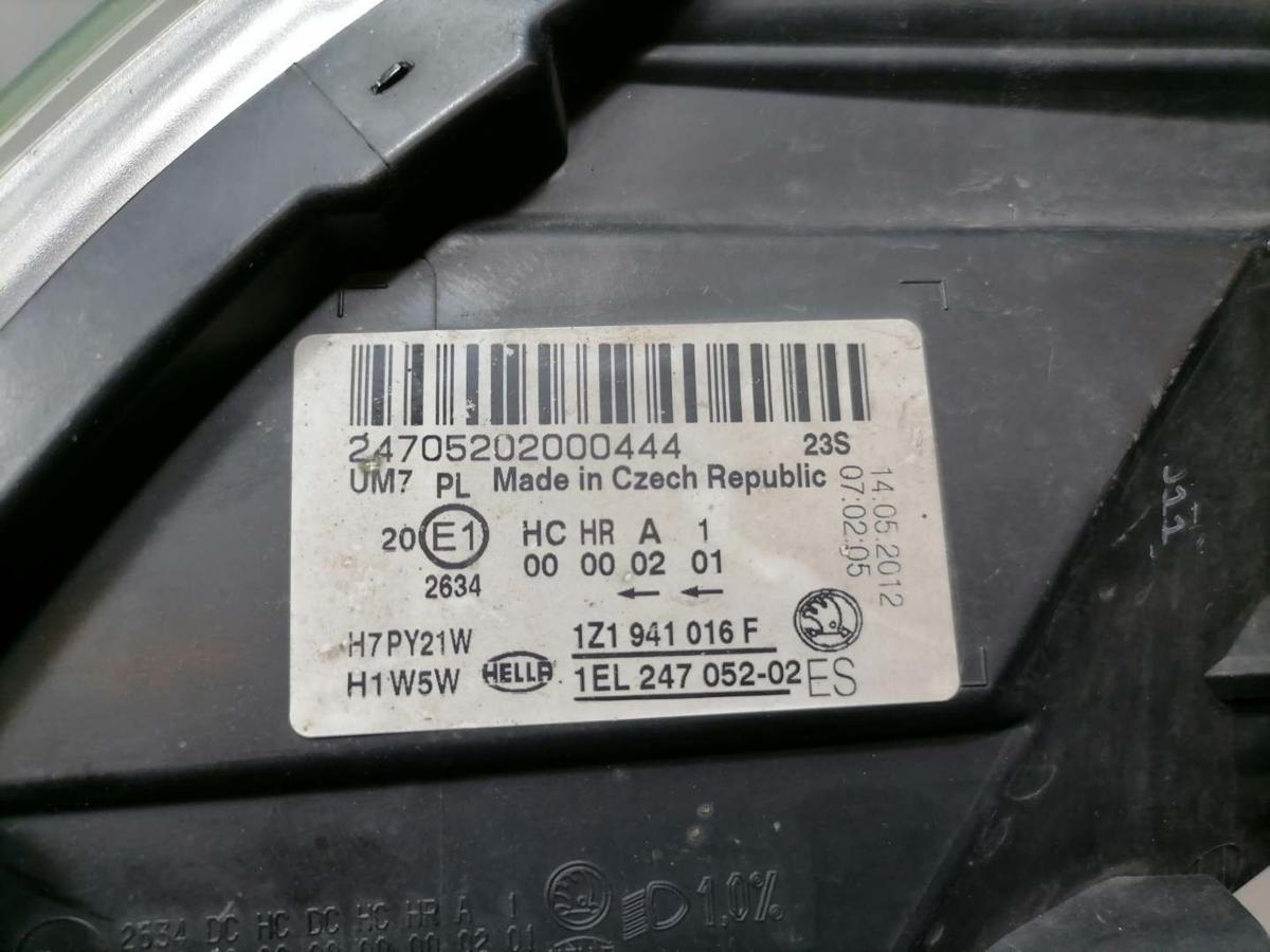 Skoda Octavia 2 1Z original Scheinwerfer rechts 1Z1941016F Facelift BJ12 Skoda Octavia 2 1Z original Scheinwerfer rechts 1Z1941016F Facelift BJ12